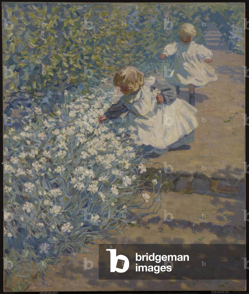 Picking Flowers, c.1912 (oil on canvas)