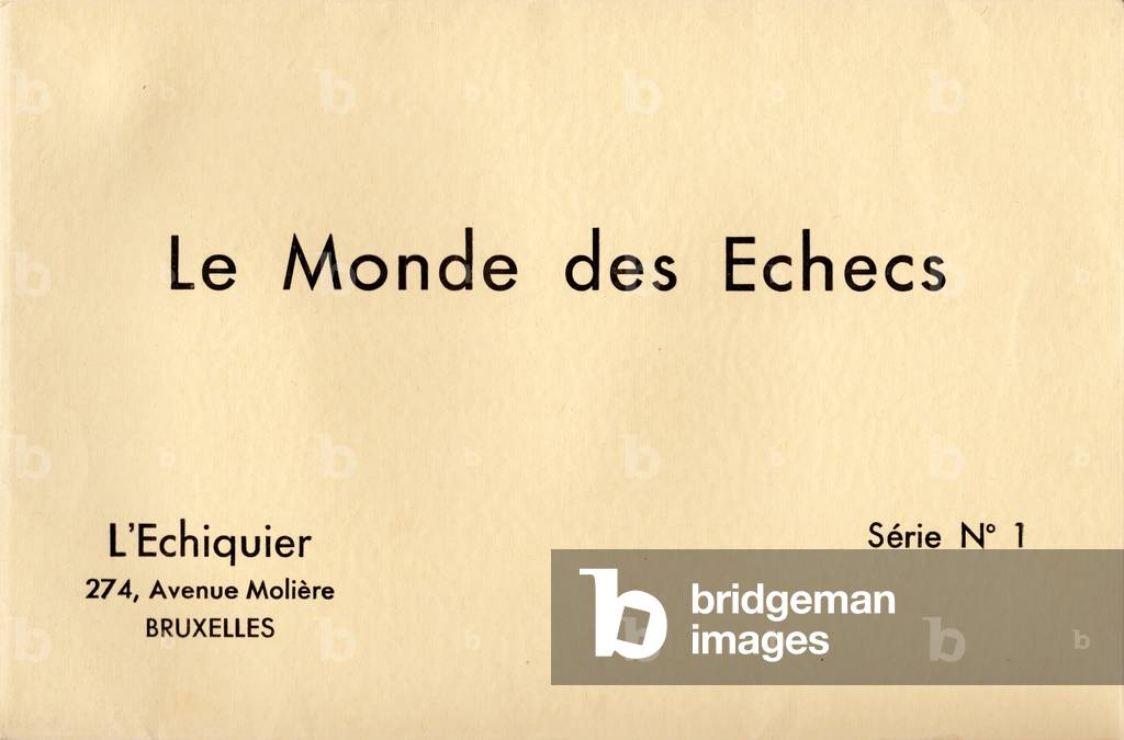 Le Monde des Echecs, from 'L'Échiquier', Series 1, 1933 (litho)