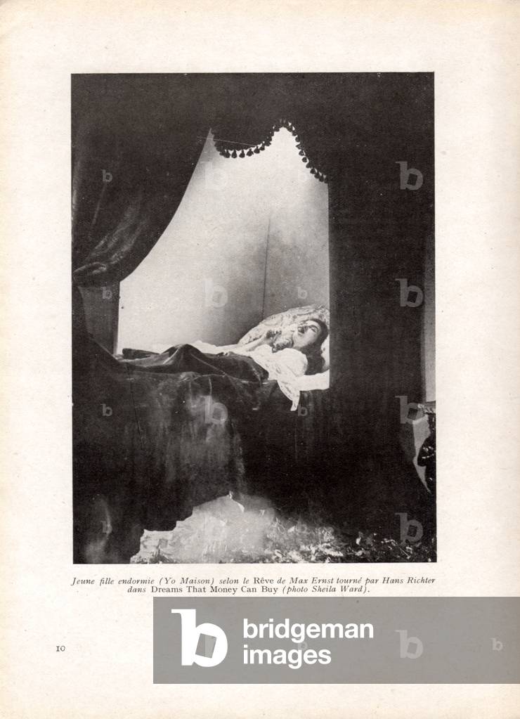 Still from 'Dreams that Money Can Buy' by Hans Richter, in 'La Revue du Cinéma', 1947 (litho)