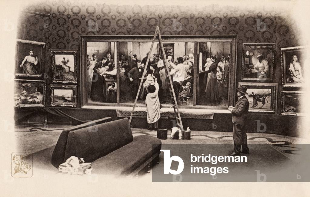 Grand Palais, Salon des Artistes Francais, Varnishing Day, 1903 (photo)