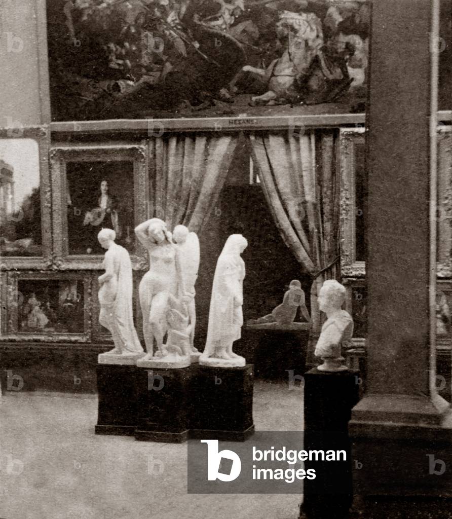 The Exposition des Beaux-Arts, Paris, 1880 (b/w photo)