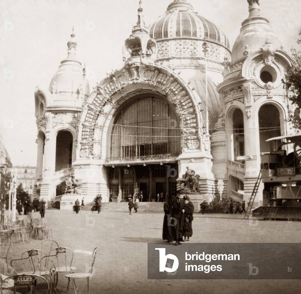 Palace of Metallurgy and Mines, Exposition Universelle, Paris, 1900 (b/w photo)