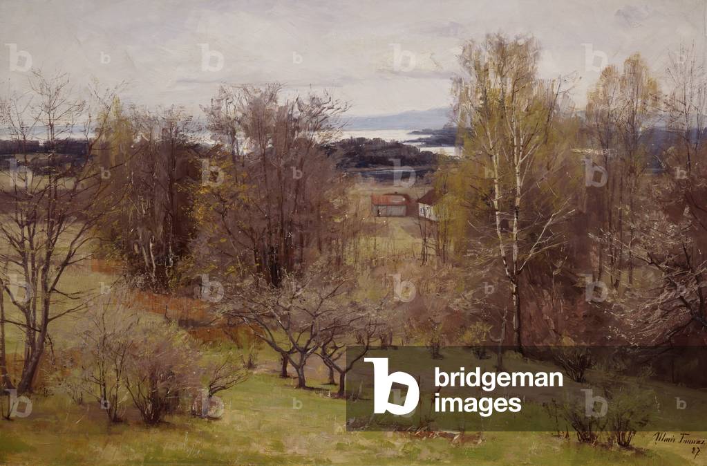 Spring day in Vestre Aker, 1887