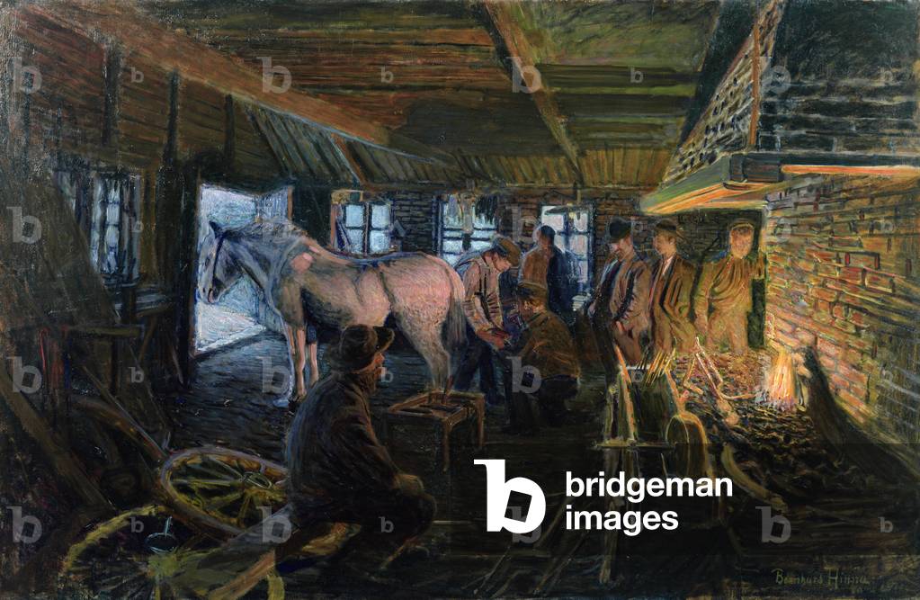 In the Smith, 1911 (oil on canvas)