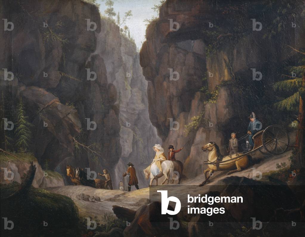 The passage through Krokkleven	, 1788