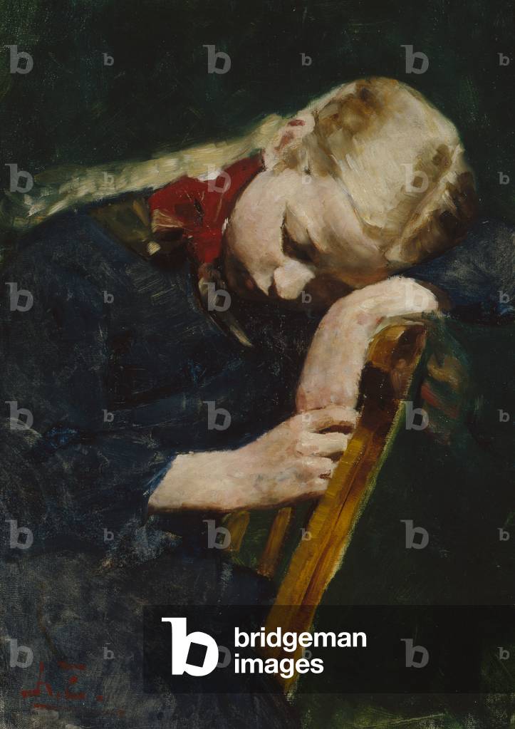 Resting girl
