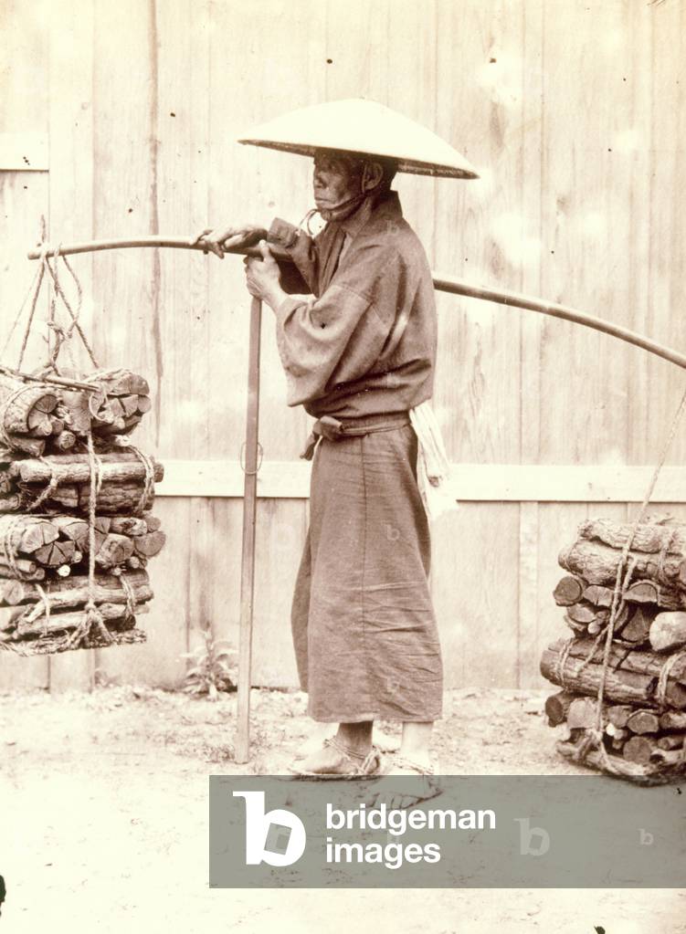 Coolie, 1862 (b/w photo)