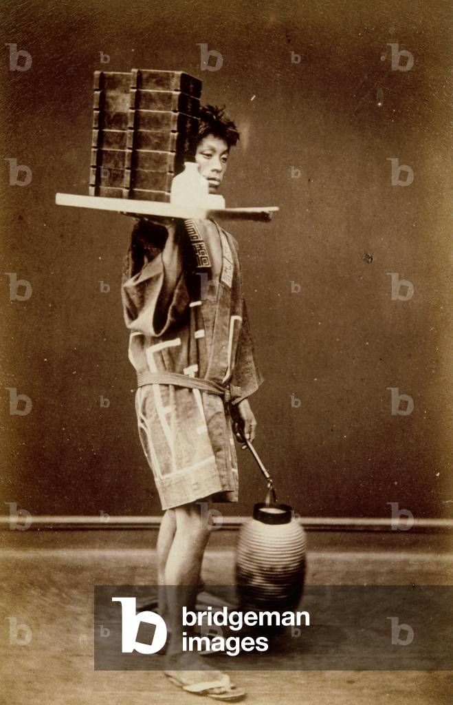 Delivering Buckwhear noodle, 1880-1895