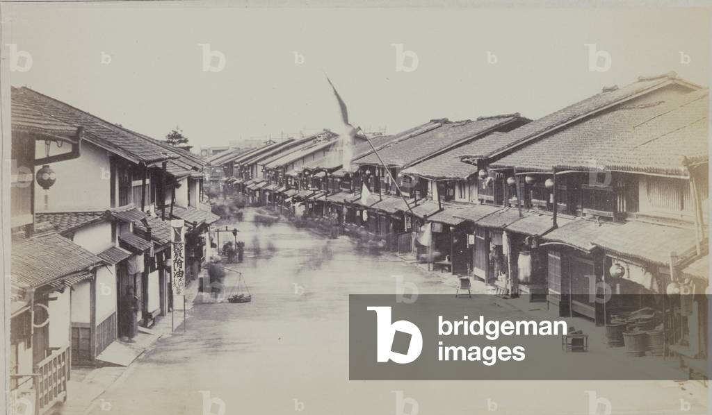Gion, Kyoto, from the illustrated periodical The Far East, 1870s