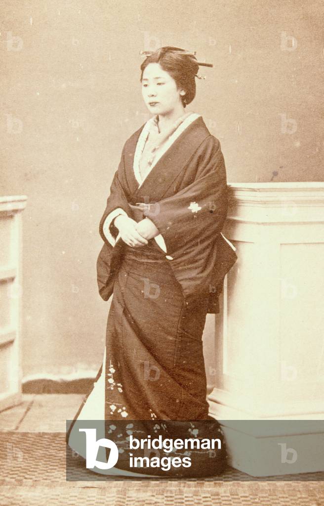 Woman, 1863-1868 (b/w photo)