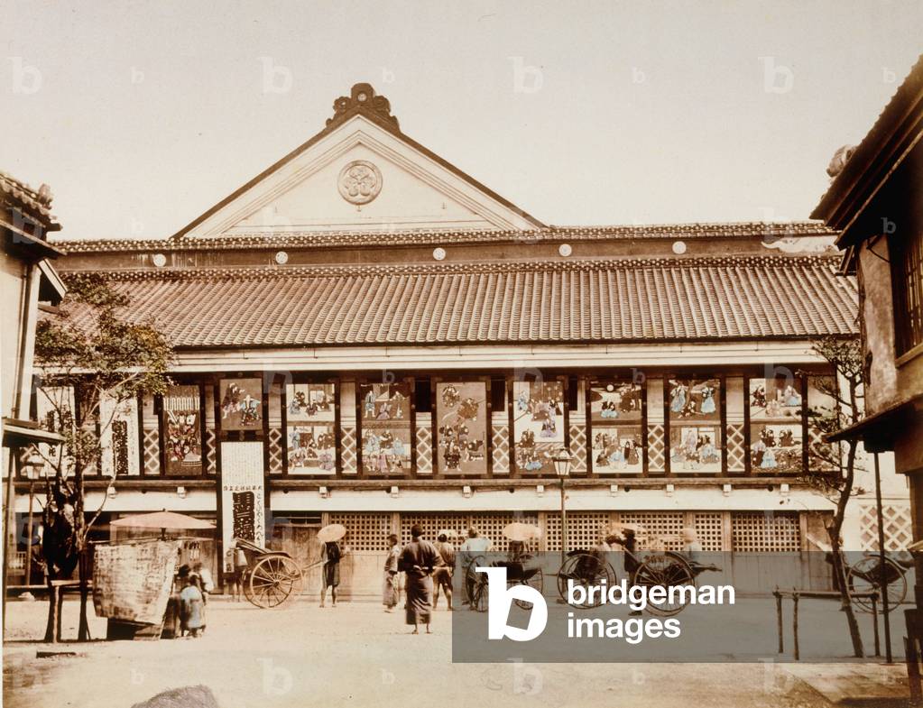 The Shintomiza Kaubuki Theater, Tokyo, 1870-1880