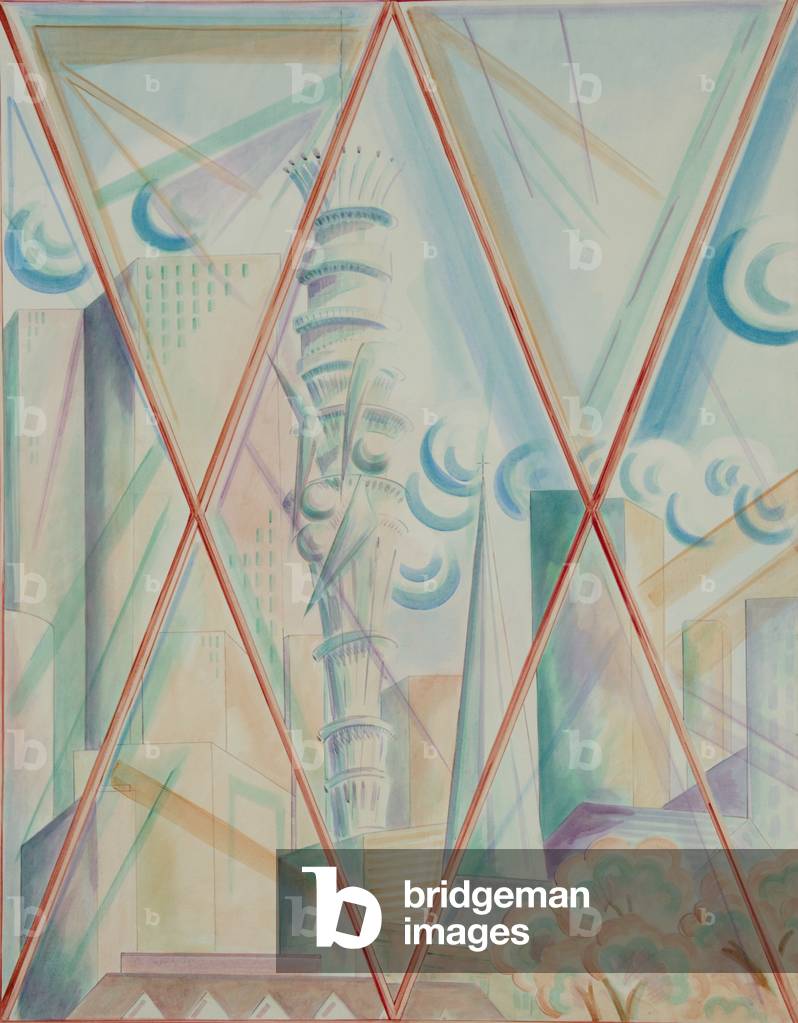 View From Bridge 1, 2004 (acrylic on canvas)