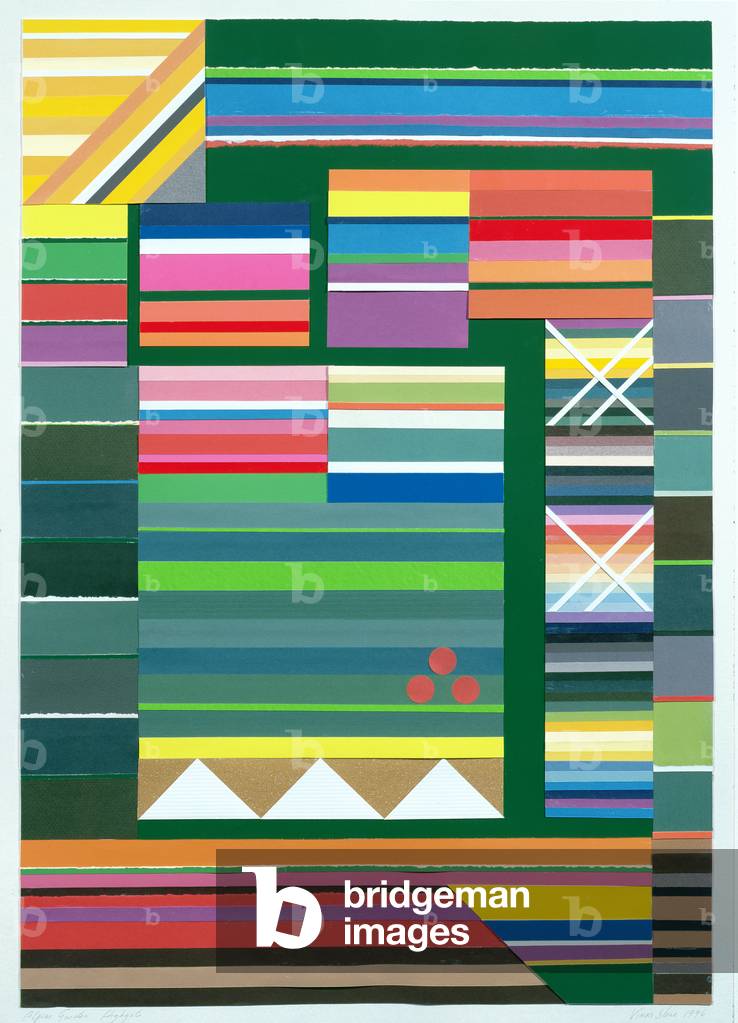 Alpengarten (Collage)