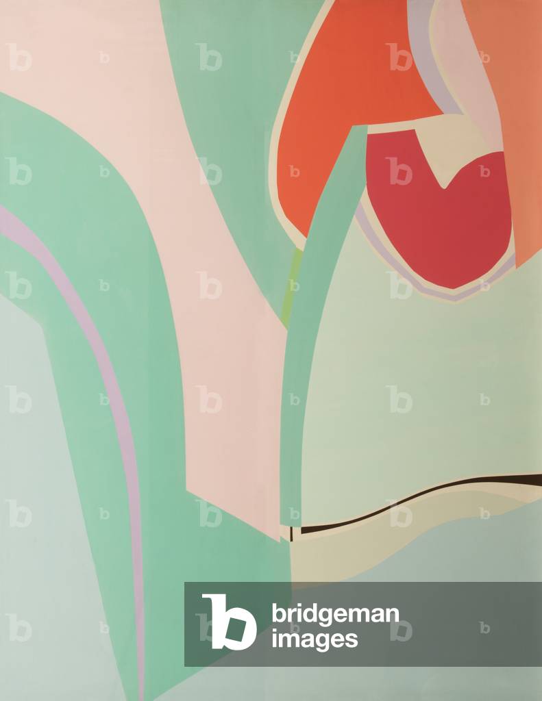 Abstract III,  (emulsion on canvas)