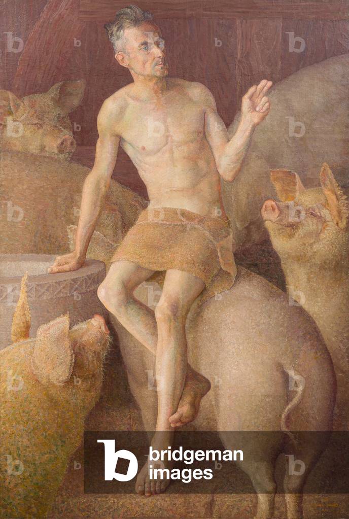 St Anthony and the Pigs, 1932 (oil on canvas)