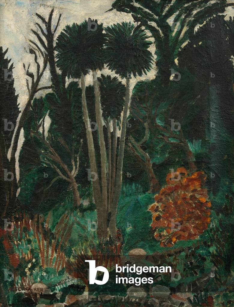 Myrtle Cottage, 1918 (oil on canvas)