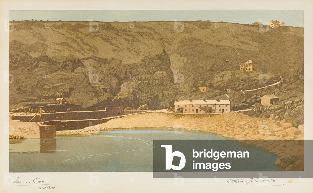 Lamorna Cove (aquatint)