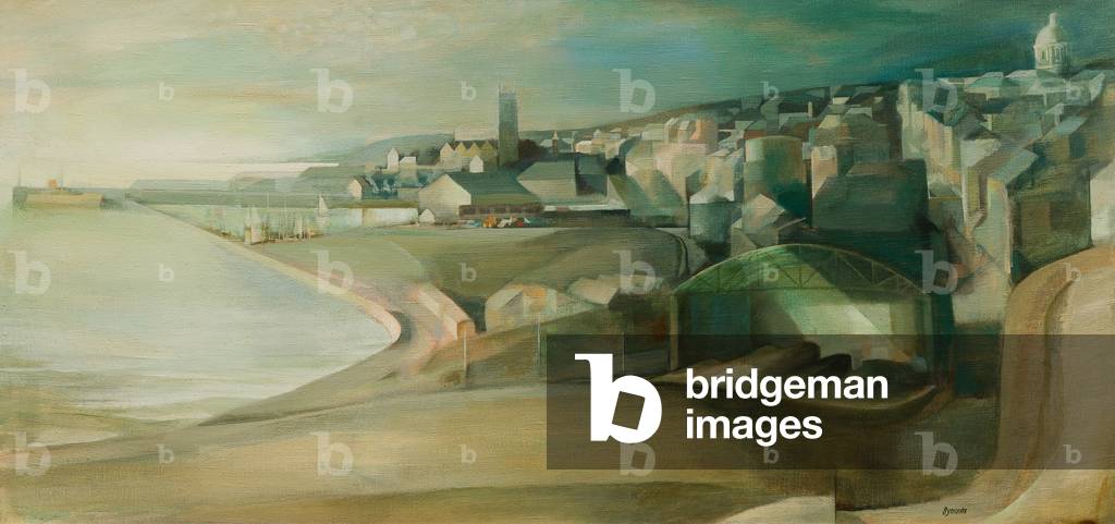 Penzance Panorama, 1971 (acrylic on canvas)