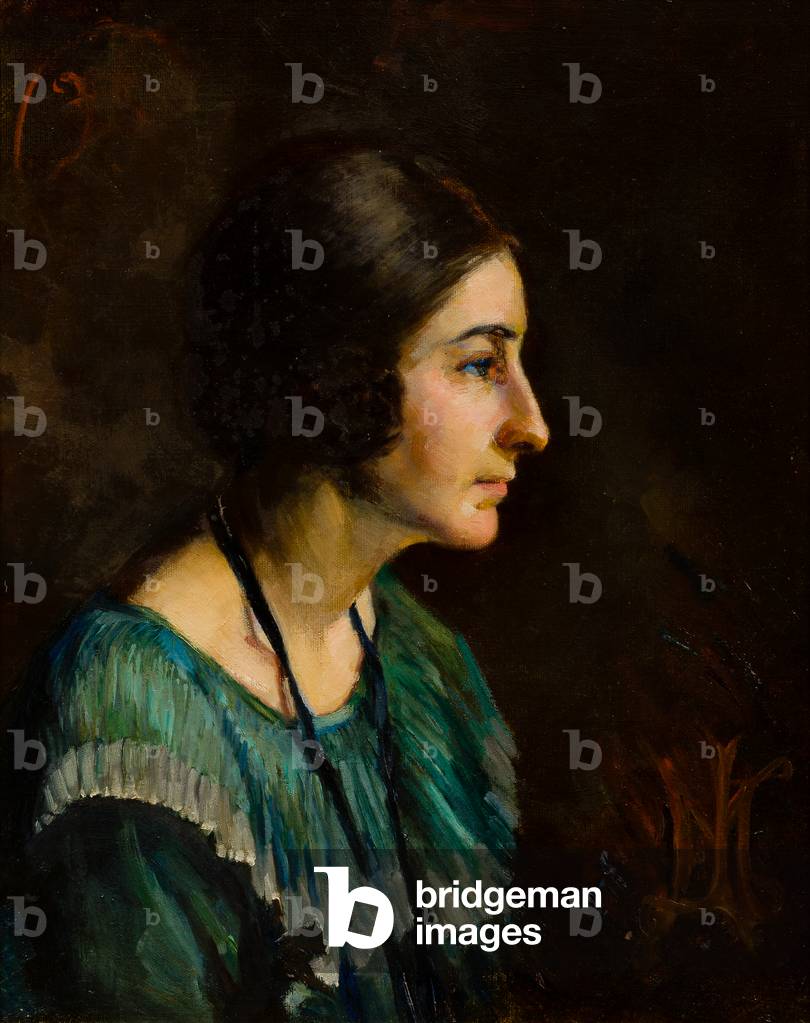 Portrait of Dorothy Chown, c.1920 (oil on canvas)