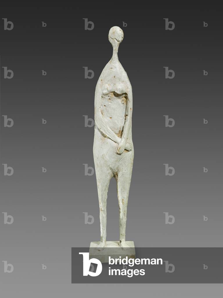Standing Woman, 1953 (painted bronze)