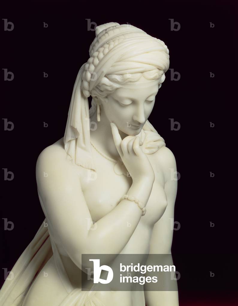 Greek slave girl, 1875 (marble)