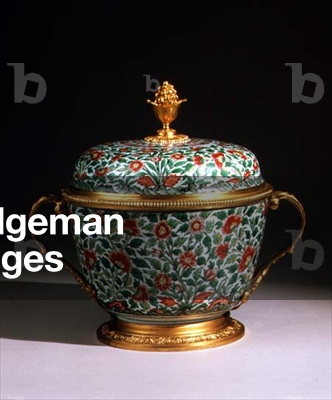 Chinese Ming Period bowl and cover enamelled with flower sprays, c.1640, with early Louis XV ormolu mounts of c.1730 (ormolu & porcelain)
