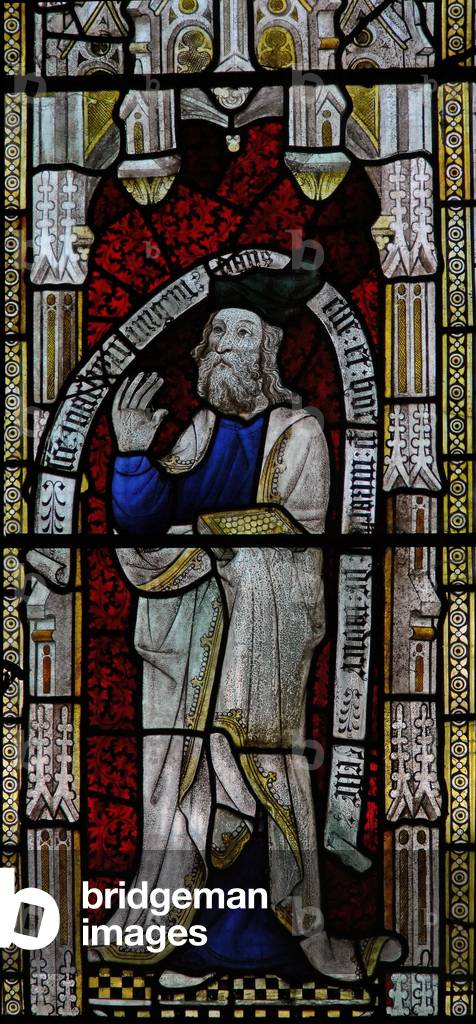 Window Ew depicting Joachim - husband of St Anne (stained glass)