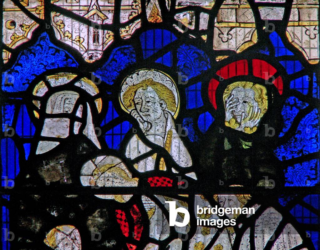 Window Ww depicting the Entombment (stained glass)