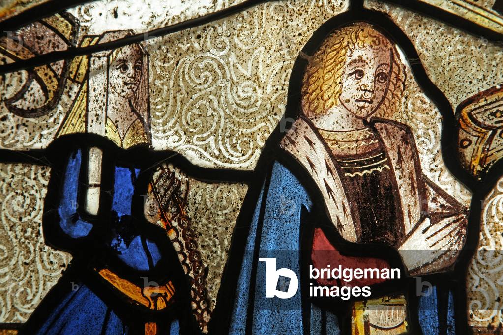 Window s6 depicting donors - Calloway (stained glass)