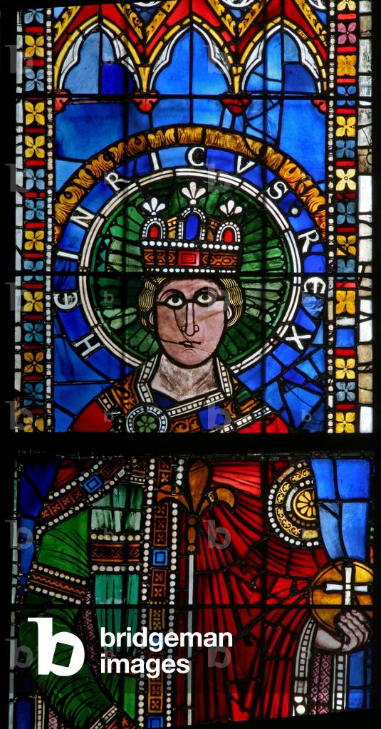 Window w15 depicting Emperor Henry I (stained glass)
