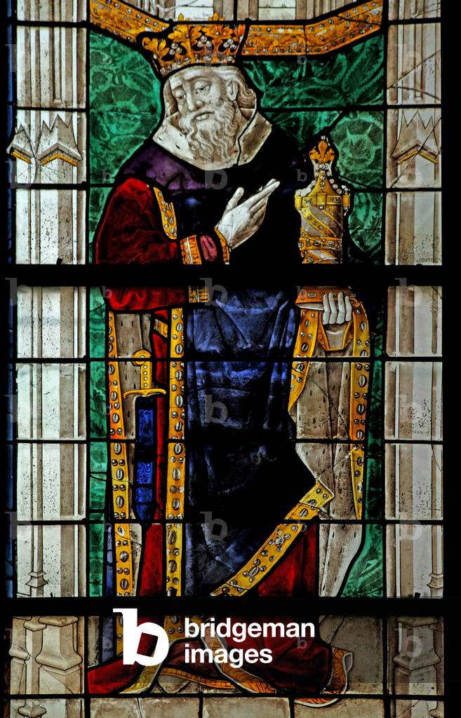 Window w29 depicting a Magus at the Adoration (stained glass)