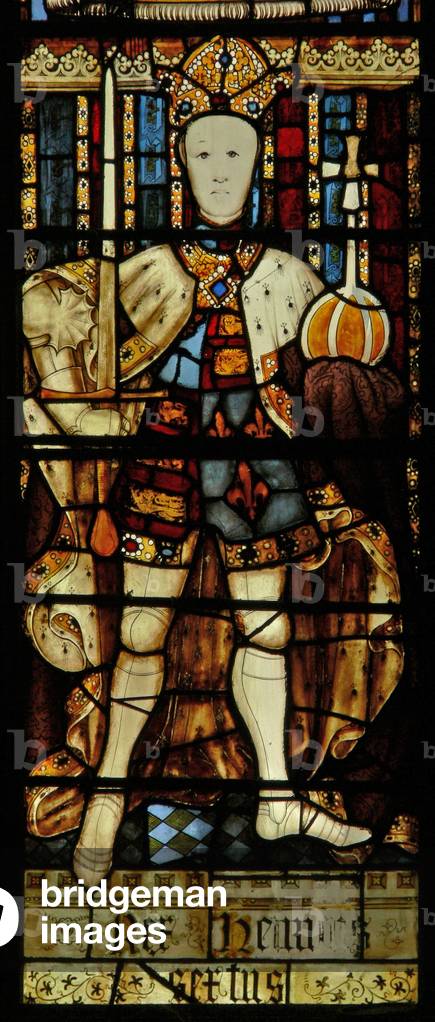 Window Ww depicting King Henry VI (stained glass)