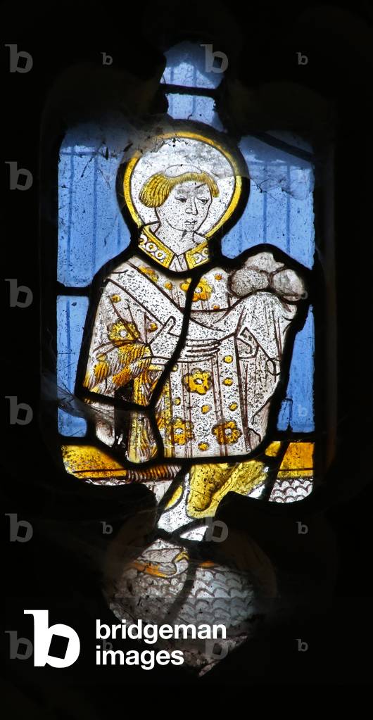 Window Ew depicting St Stephen (stained glass)