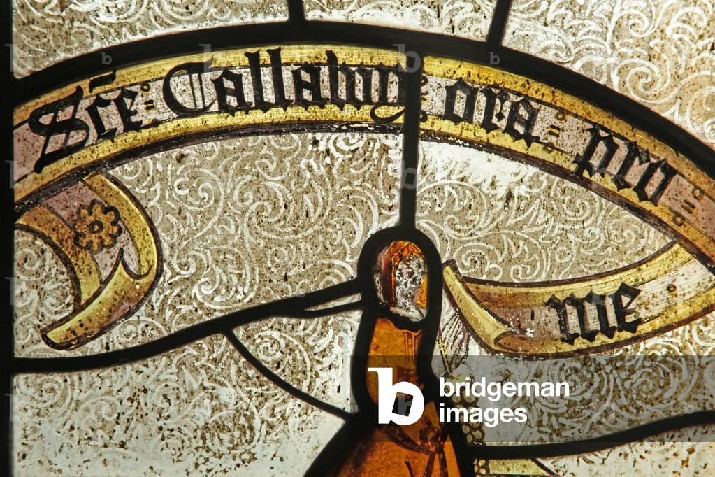 Window s6 depicting a donor - Calloway (stained glass)