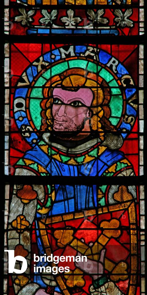 Window w205 depicting St Marcus (stained glass)
