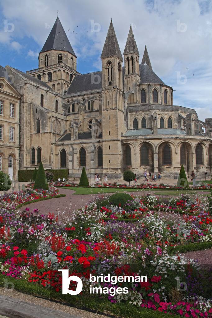 Depicting a view of the Abbey from the south east