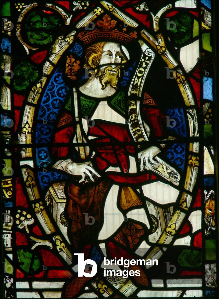 Window Ew depicting Hosias on the Tree of Jesse (stained glass)