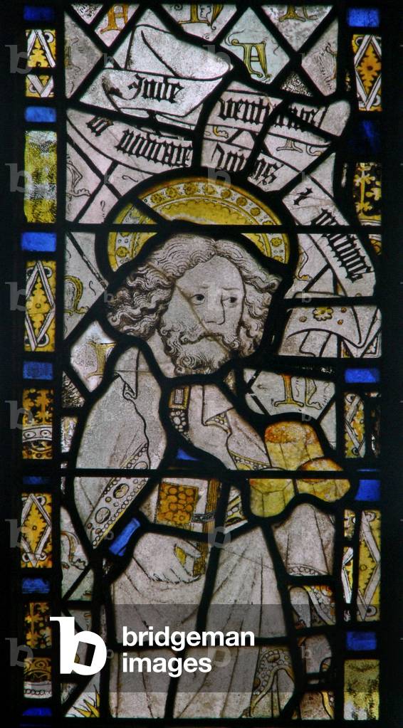 The east window depicting St Philip (stained glass)