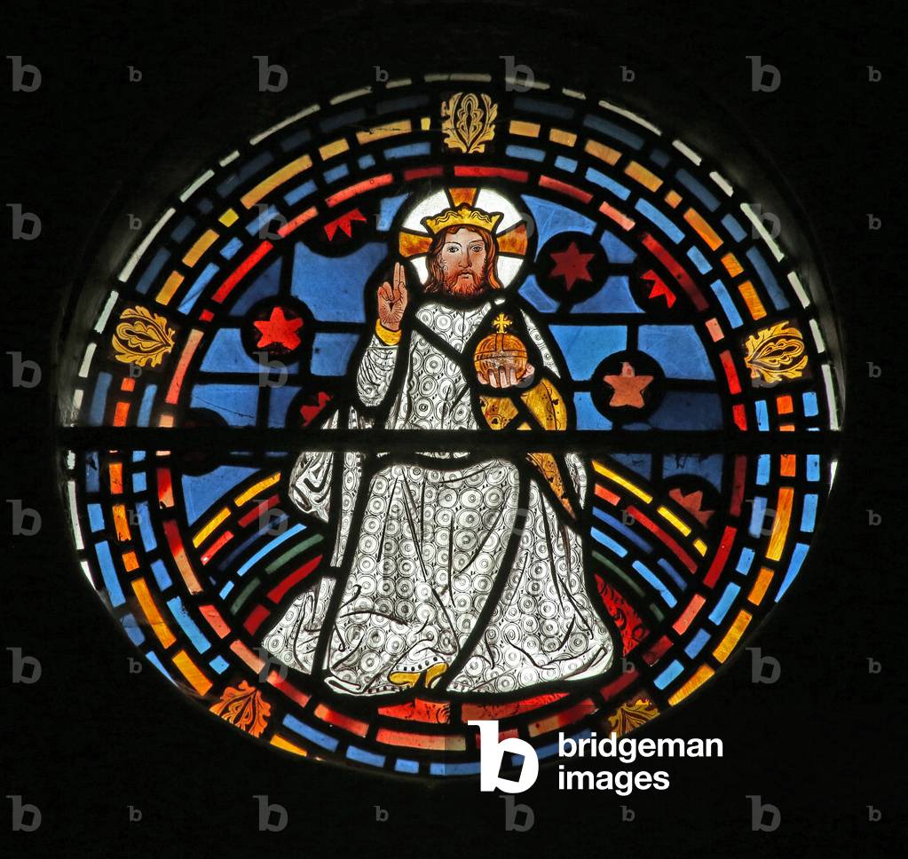 Christ in Majesty (stained glass)