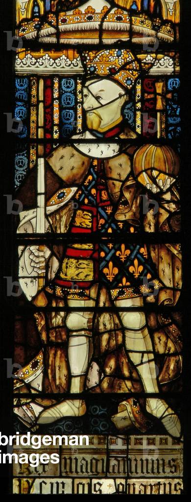 Window Ww depicting King Henry IV (stained glass)