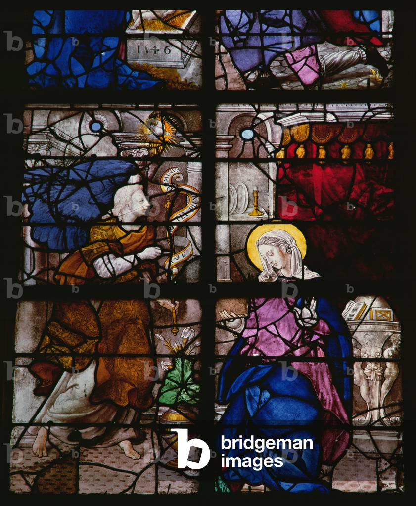 Die Verkündigung, 1546 (Glasmalerei)