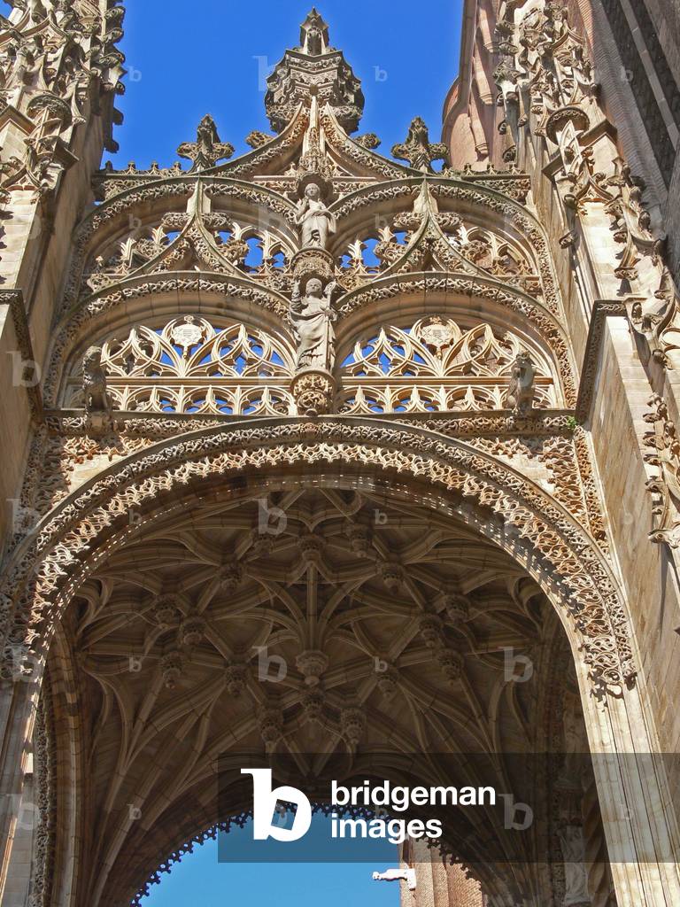 Tracery above the south door