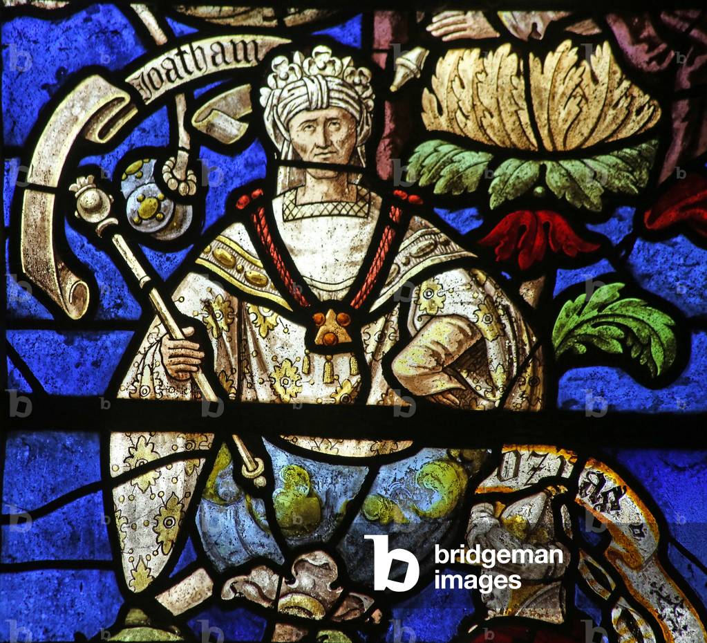 Window depicting King 
