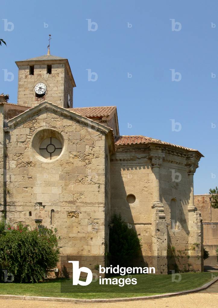 Depicting a view of the east end of the church