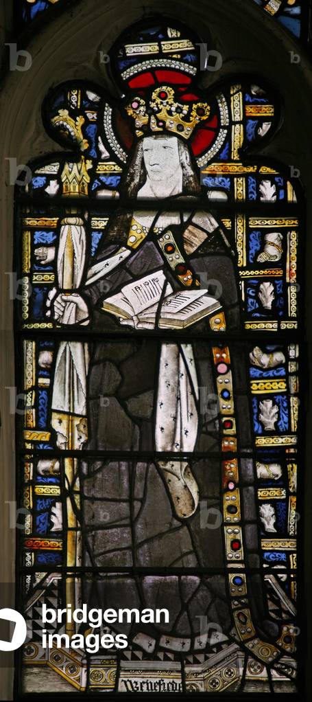 Window Ew depicting Scene from the life of St Winifed - with 