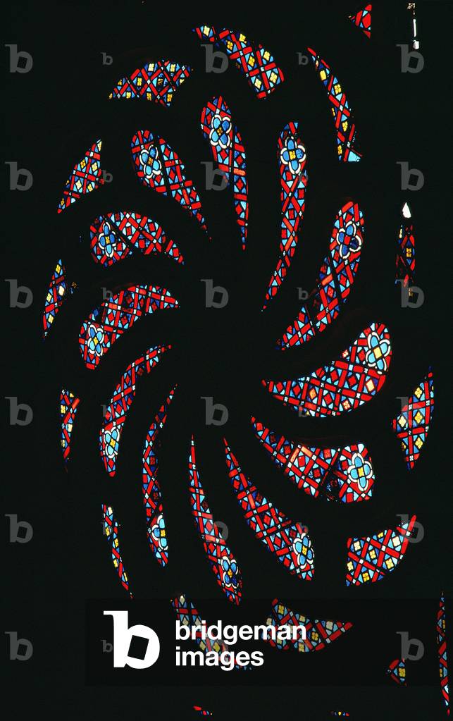 Chiocciola rosone, Cappella dei Borboni (vetro colorato)