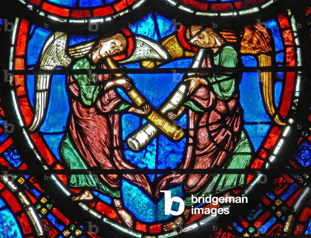 The Last Judgement (stained glass) 13th by French Artist