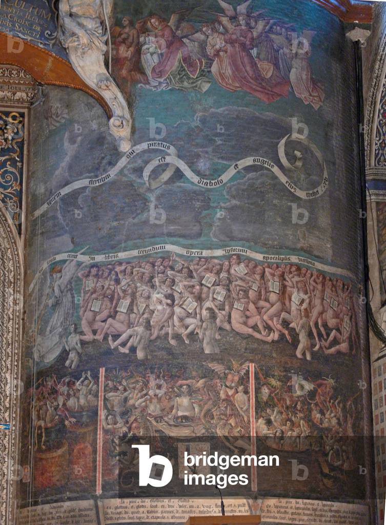 Depicting part of the Last Judgement