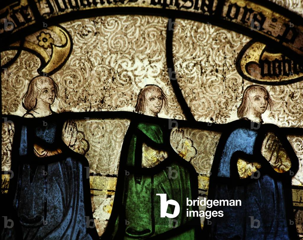 Window n2 depicting donors - Harys family (stained glass)