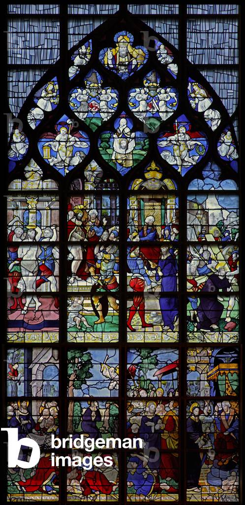 Window w10 depicting the Passion (stained glass)
